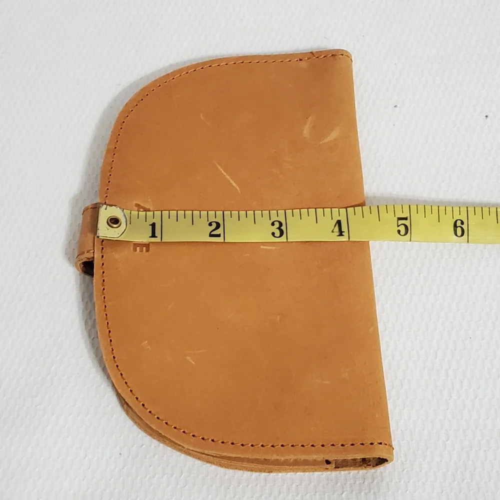 ABLE Marisol Crescent Shape Wallet Tan Leather - Picture 7 of 7